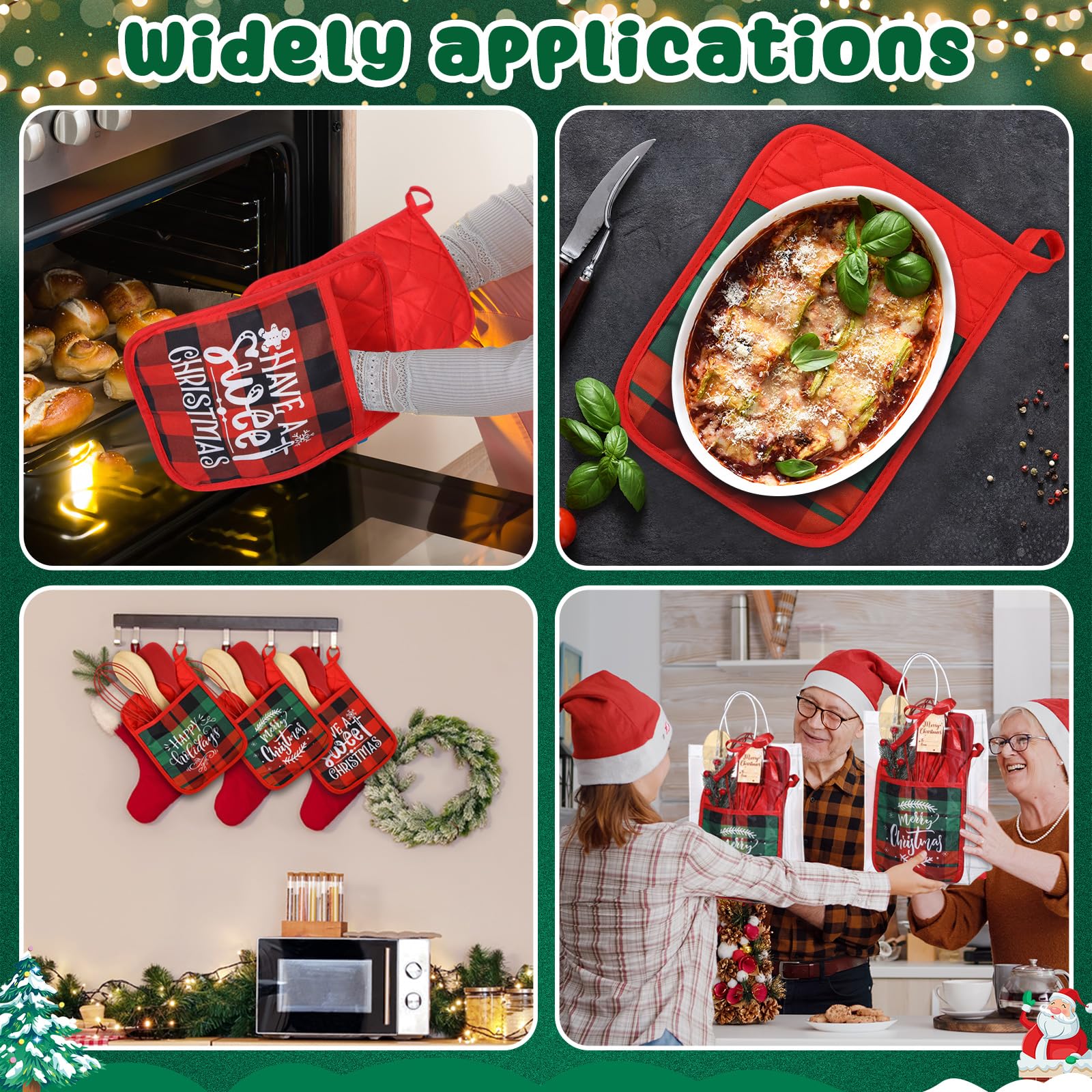 Ramas de cedro CHENGU de 25 cm para decoración festiva