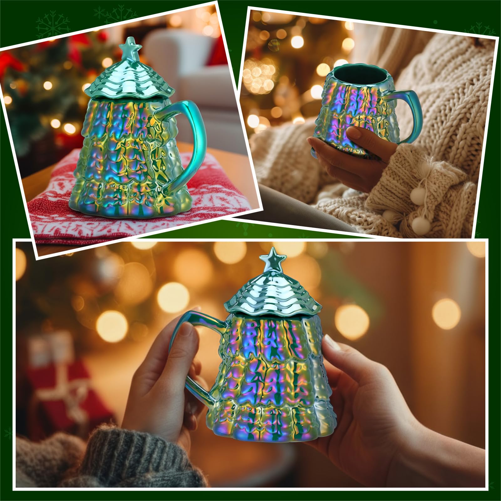 CHENGU Taza ambientacion Navidad, añade decoracion y funcionalidad.