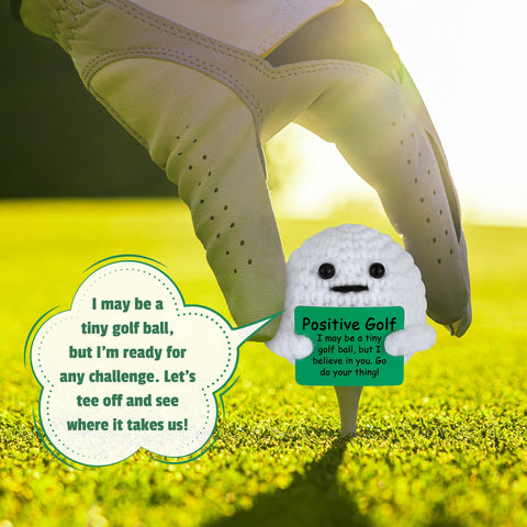 CHESACE bola golf ganchillo para colección y juego