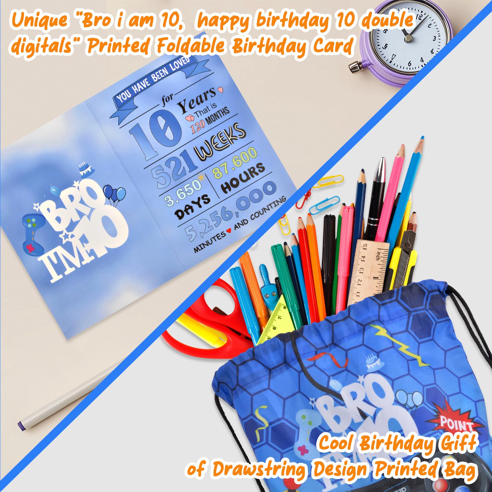 ChezMax tarjeta plegable de cumpleaños lista para mensajes
