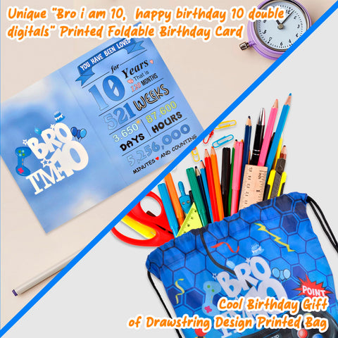 ChezMax tarjeta plegable de cumpleaños lista para mensajes