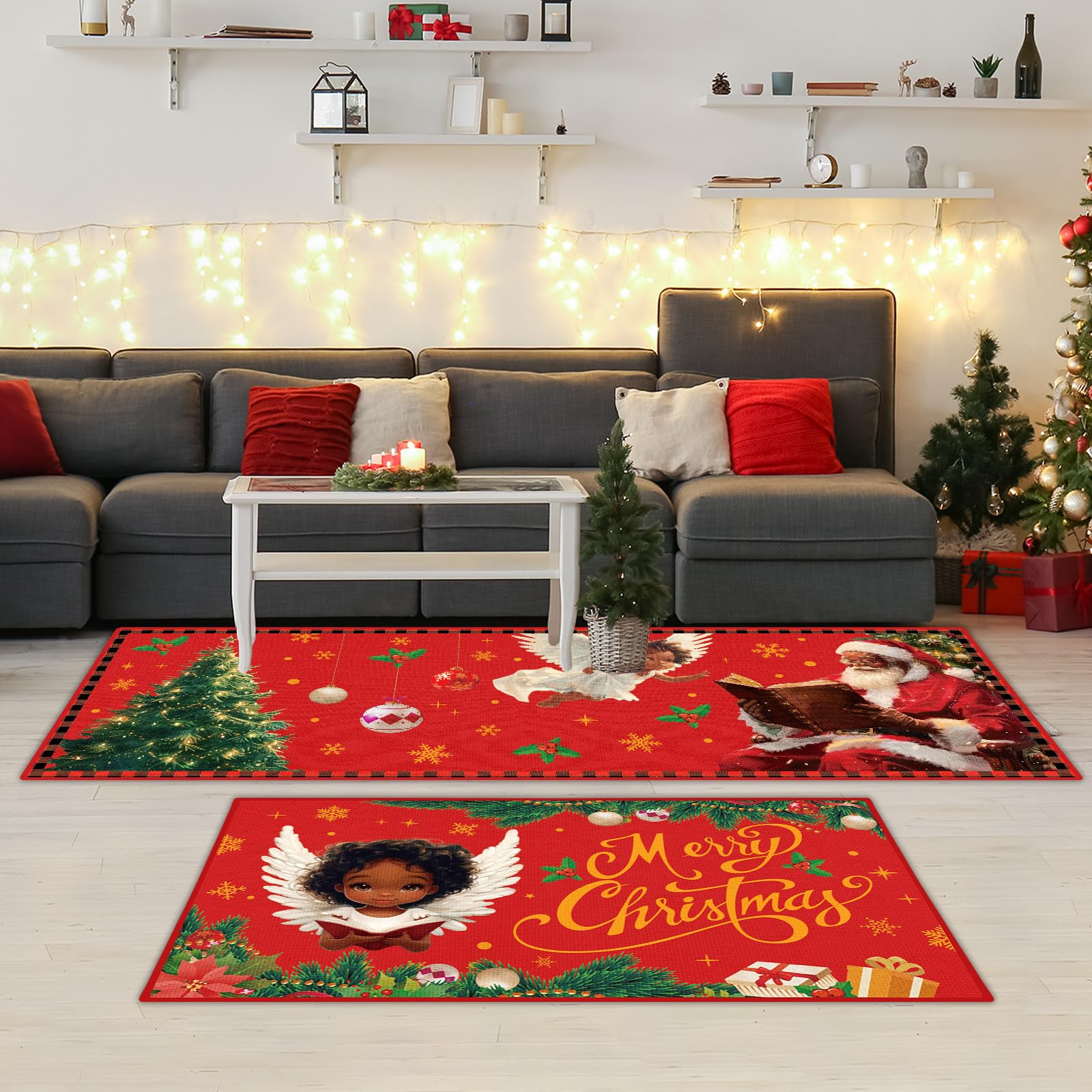 Fácil cuidado y lavado para mantener brillo navideño.