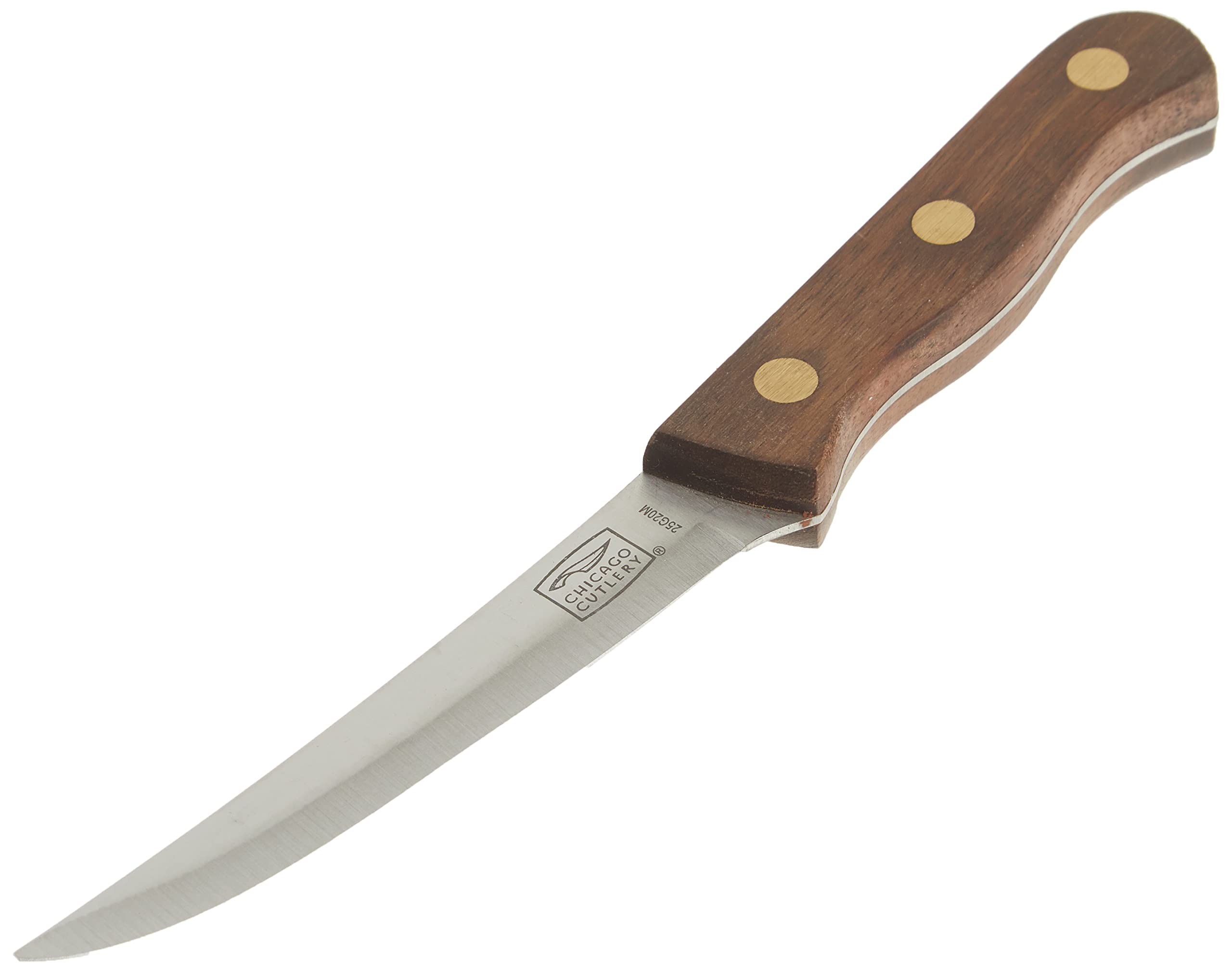 Chicago Cutlery B144 mango ergonómico, control seguro al cortar.