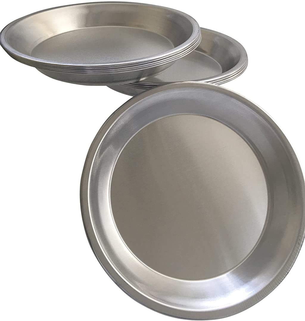 Chicago Metallic plato de tarta en aluminio de 9 pulgadas, ideal para repostería crujiente y horneados
