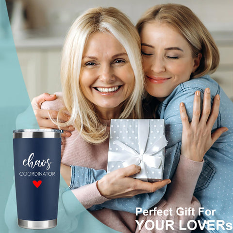CHICKOR diseño blanco, vaso práctico para oficina y viajes.