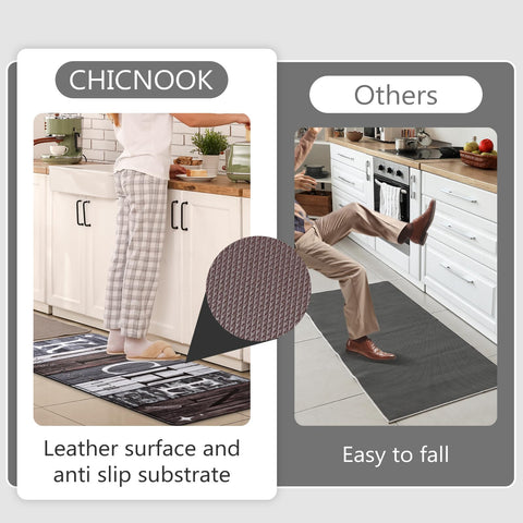 CHICNOOK alfombra estilo granja, tabla de madera, ideal para lavadero o pasillos