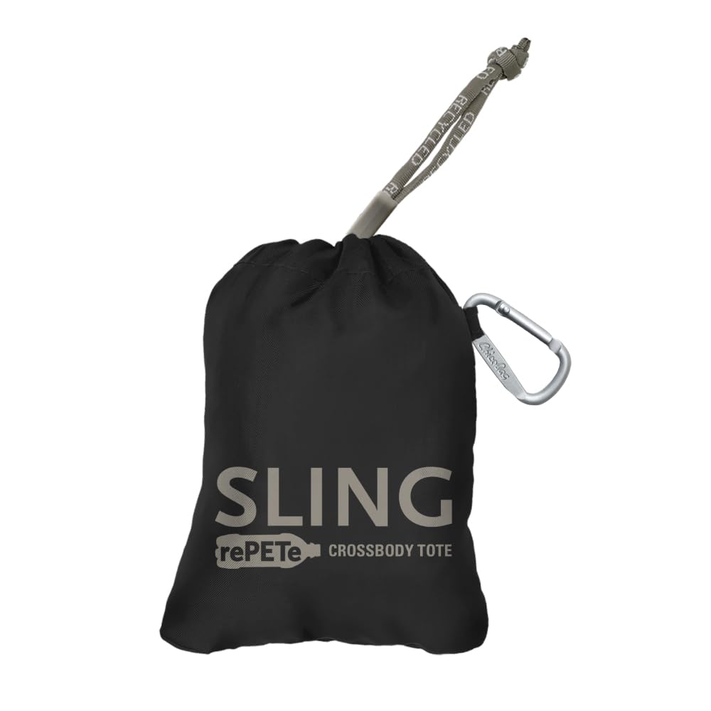 ChicoBag Sling rePETe + Refine, correa cruzada, permite manos libres durante el viaje.