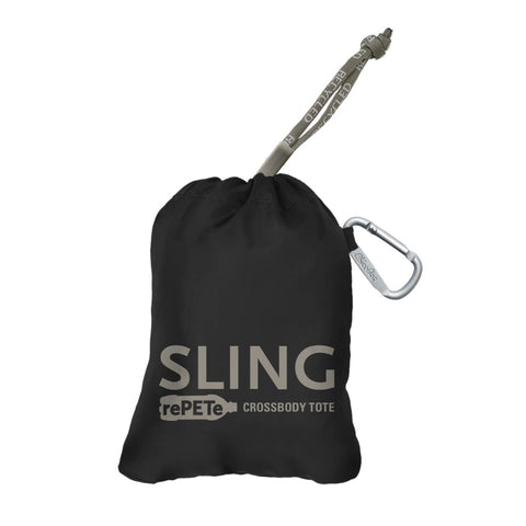 ChicoBag Sling rePETe + Refine, correa cruzada, permite manos libres durante el viaje.