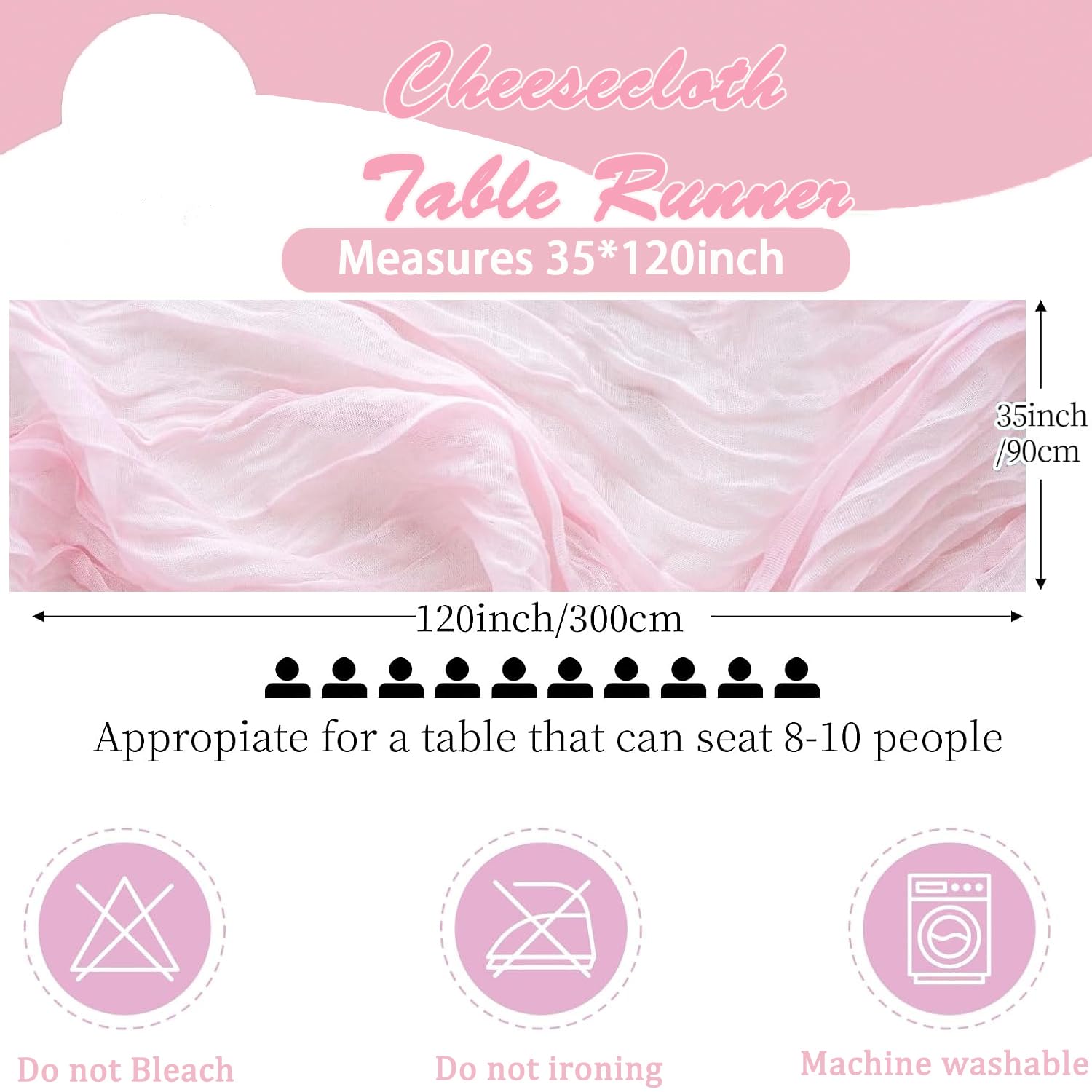ChicToteDesigns: camino de mesa gasa rosa crea ambiente romántico en celebraciones.