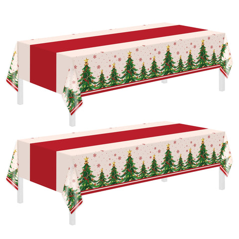 Mantel Childom navidad con diseño de nieve, perfecto para fiestas.