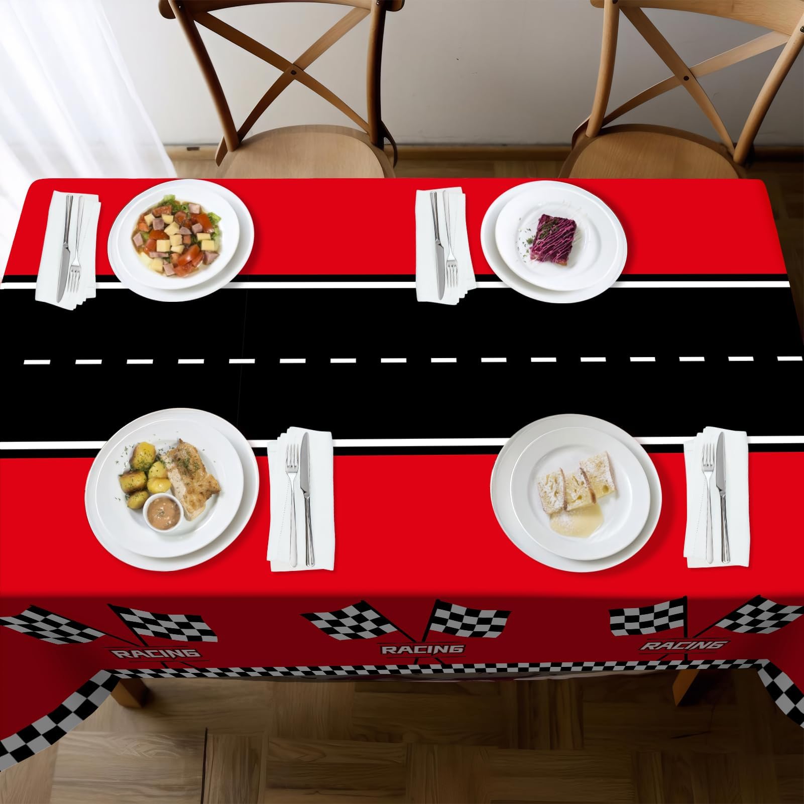 Mantel Childom para uso interior y exterior, perfecto para eventos.