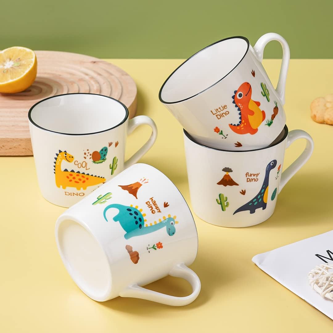CHILDIKE tazas infantiles con esmalte esmaltado, fáciles de limpiar