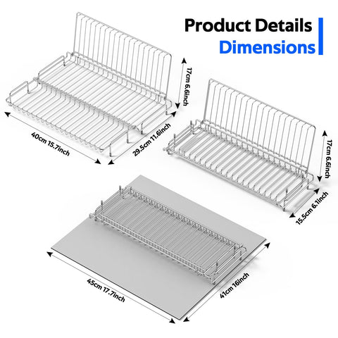Escurridor de platos para camping y viaje de chilinii