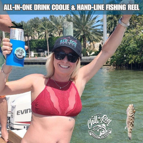 Chill-N-Reel compatible con latas 12 oz y 16 oz.