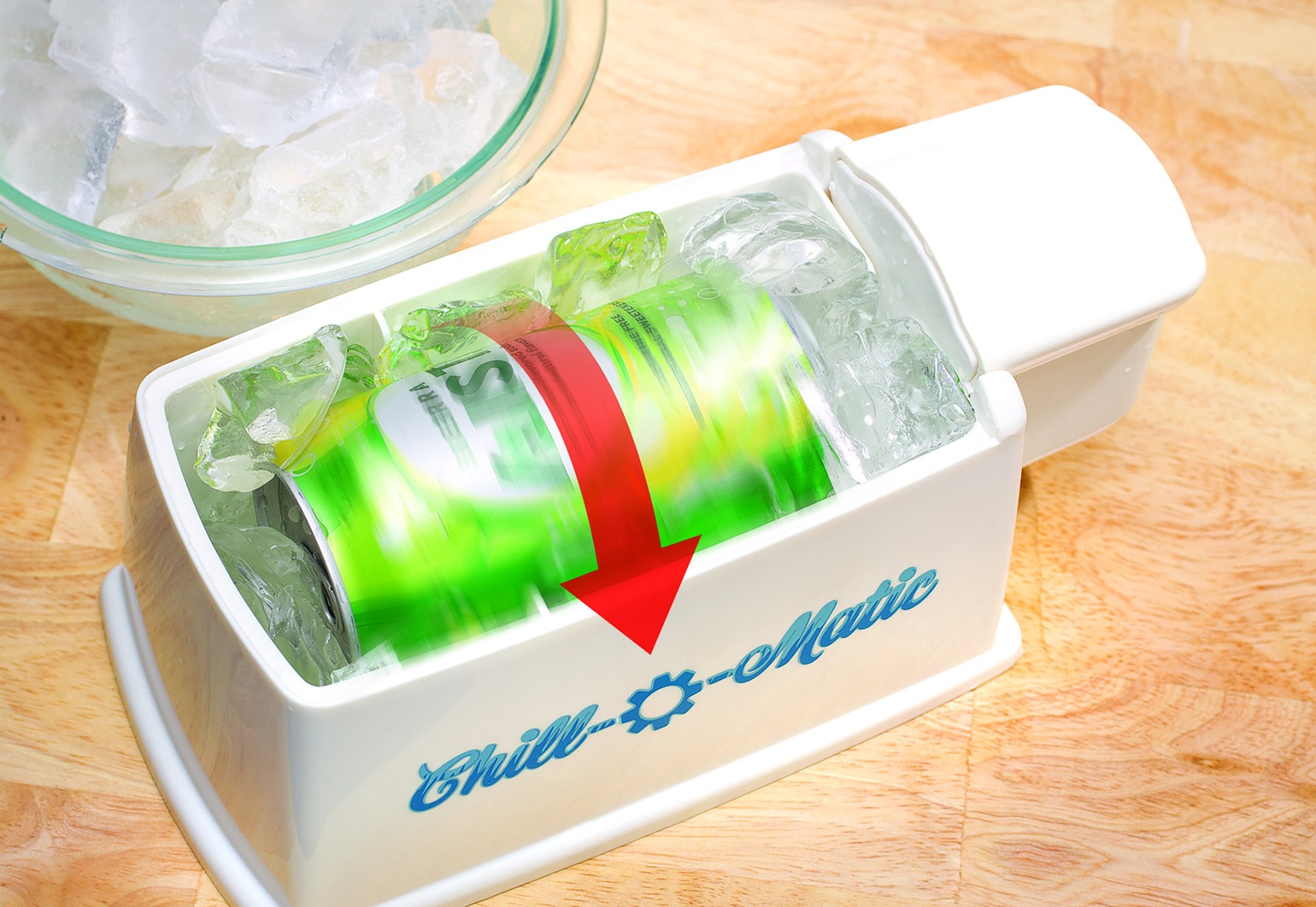 Chill-O-Matic enfriamiento sin espuma evita desbordes y mantiene la bebida estable