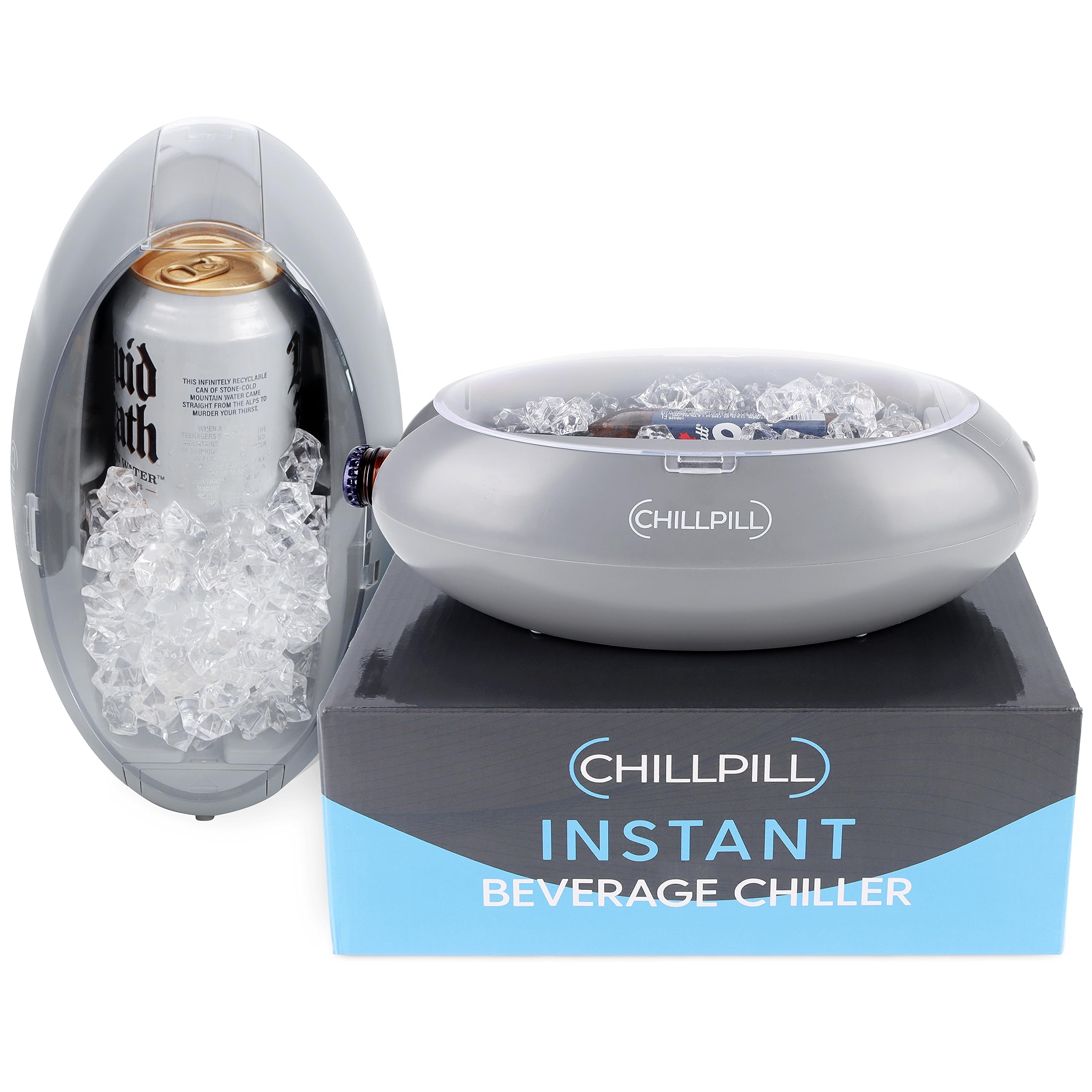 CHILLPILL enfriador de botella 12oz para bebidas frías al instante