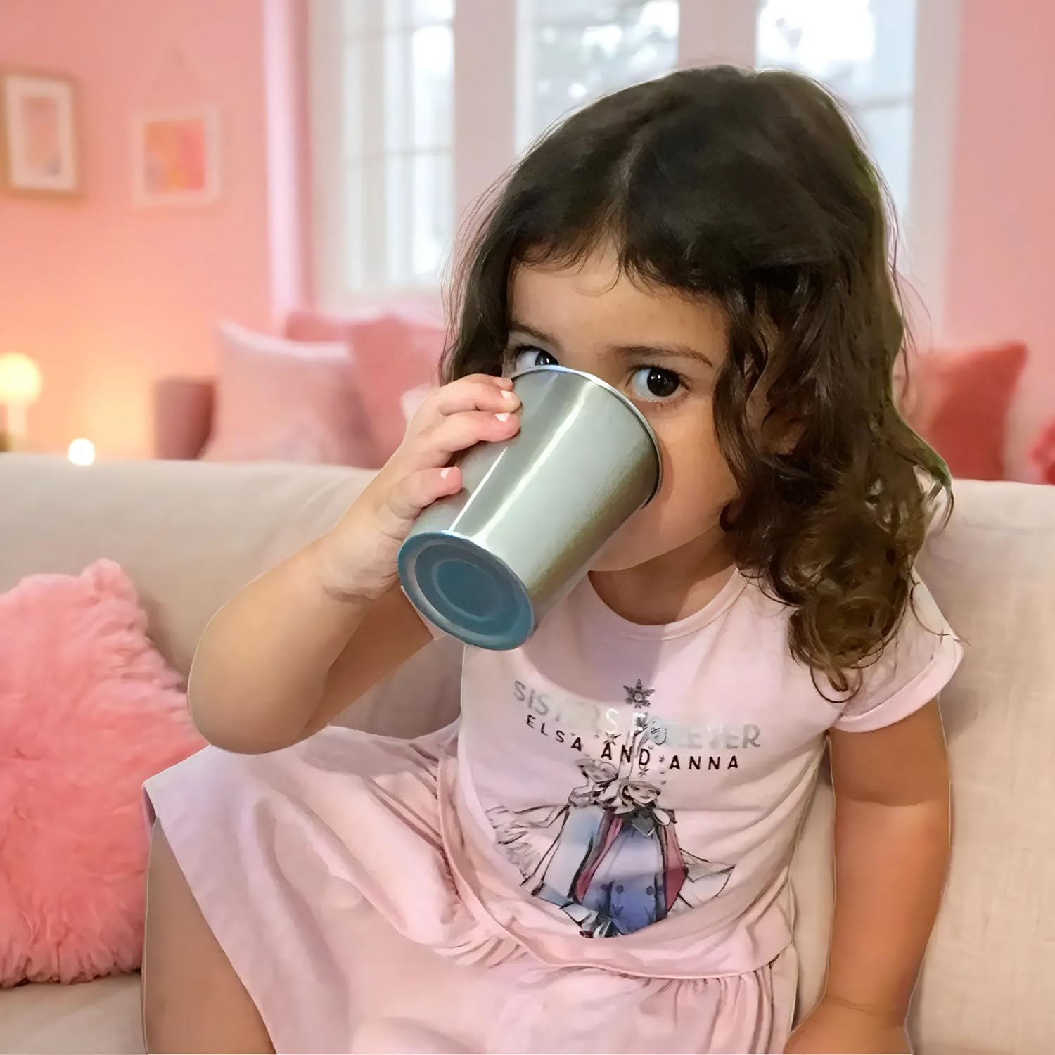 CHILLOUT LIFE copas acero para niños 8 onzas, uso diario en casa.