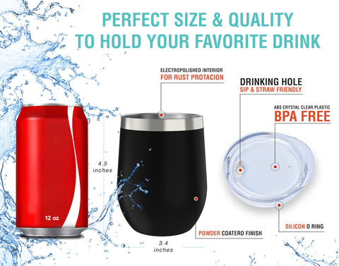 CHILLOUT LIFE, doble pared aislante para bebidas frías o calientes