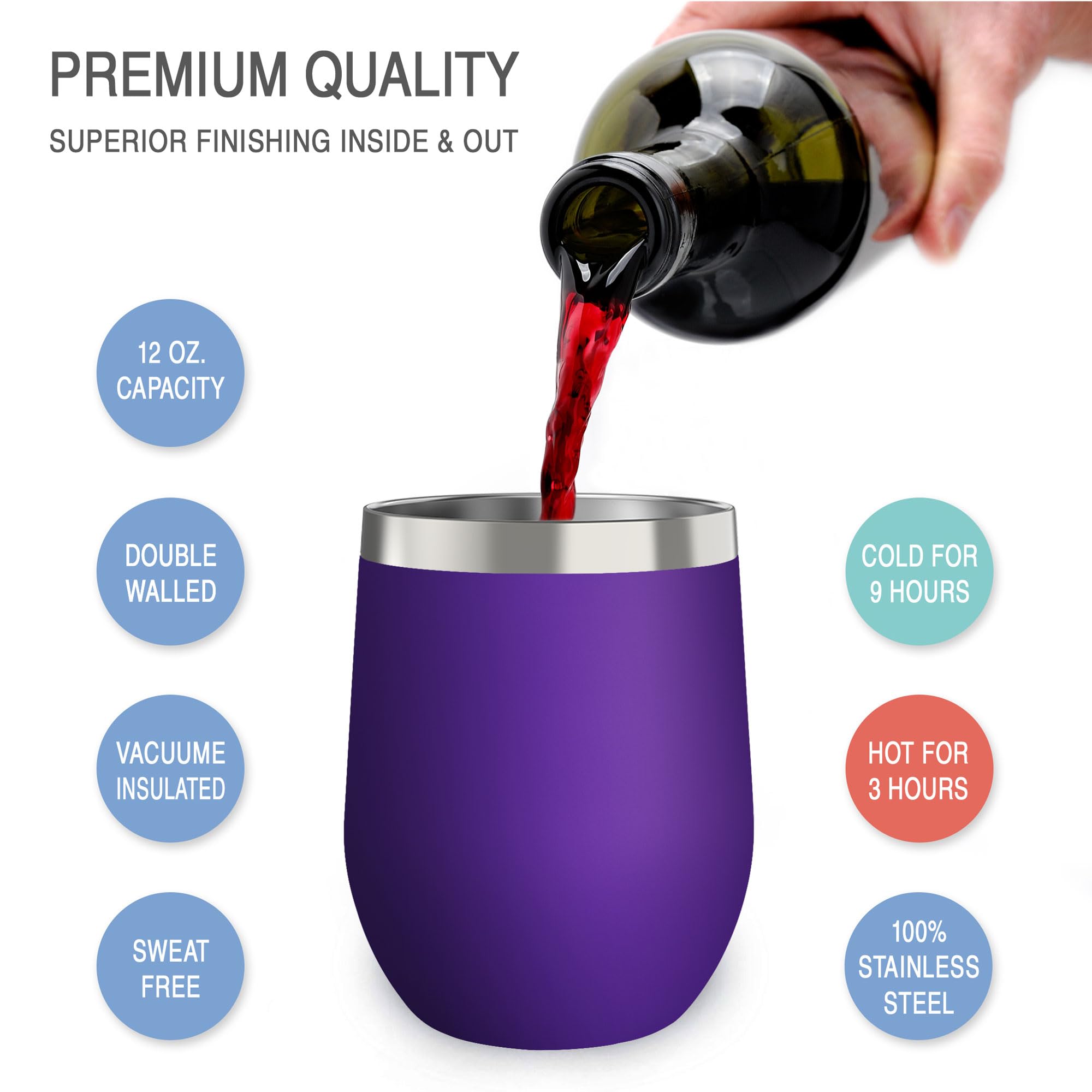 CHILLOUT LIFE tapa libre de BPA facilita beber sin derrames
