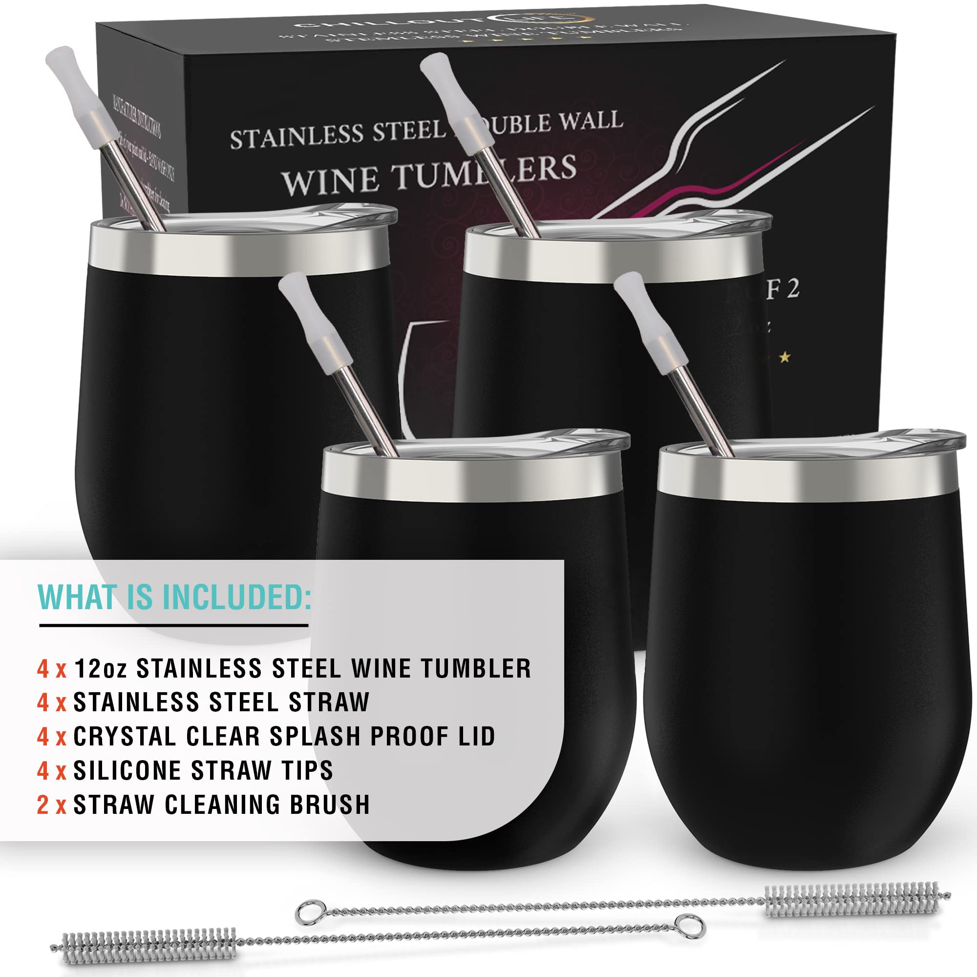 CHILLOUT LIFE vaso duradero anti-derrame para casa y exterior