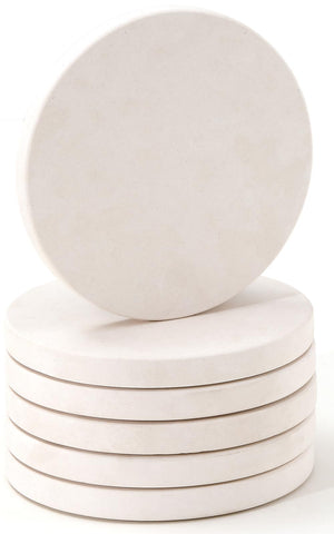 CHISELED ST DF SK posavasos de piedra caliza con absorción rápida para bebidas