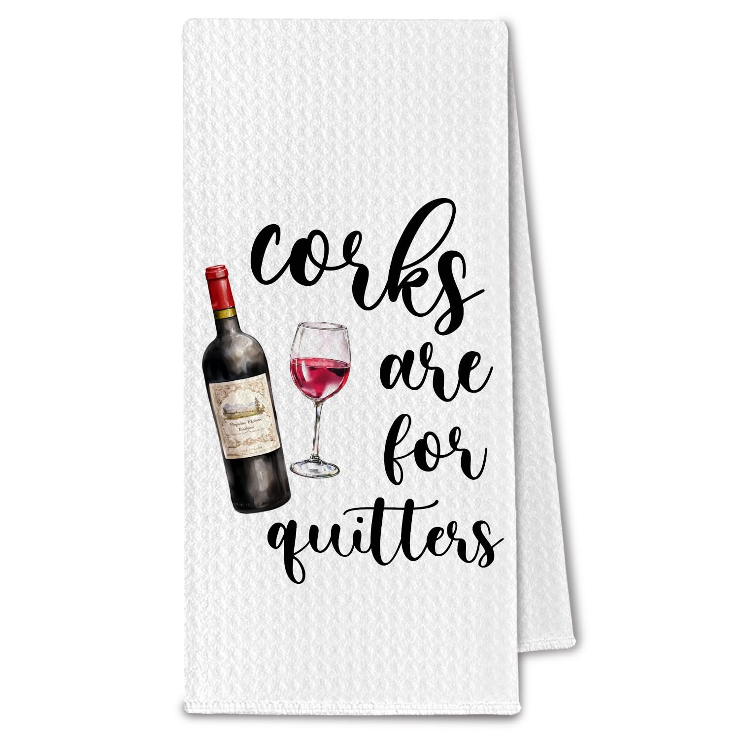 Toallas de cocina ChissNook con diseño divertido para secar manos con estilo.