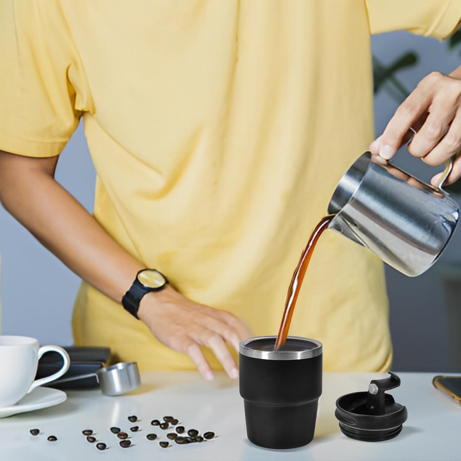CHLJAR compatible con máquinas de espresso estándar