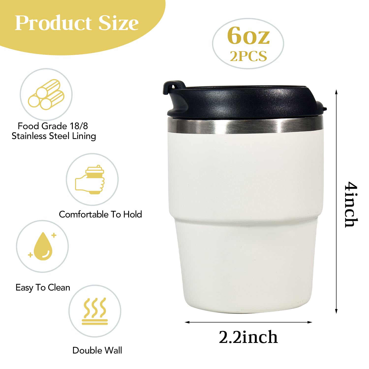 CHLJAR tazas espresso para barista con compatibilidad y servicio profesional