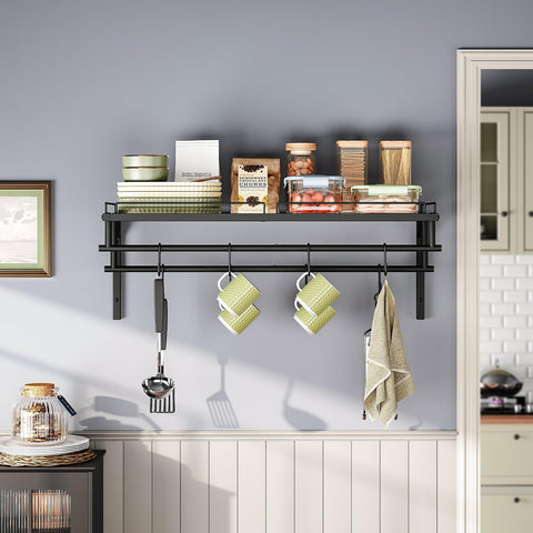 CHOEZON barras colgantes cocina: ganchos ajustables para utensilios al alcance