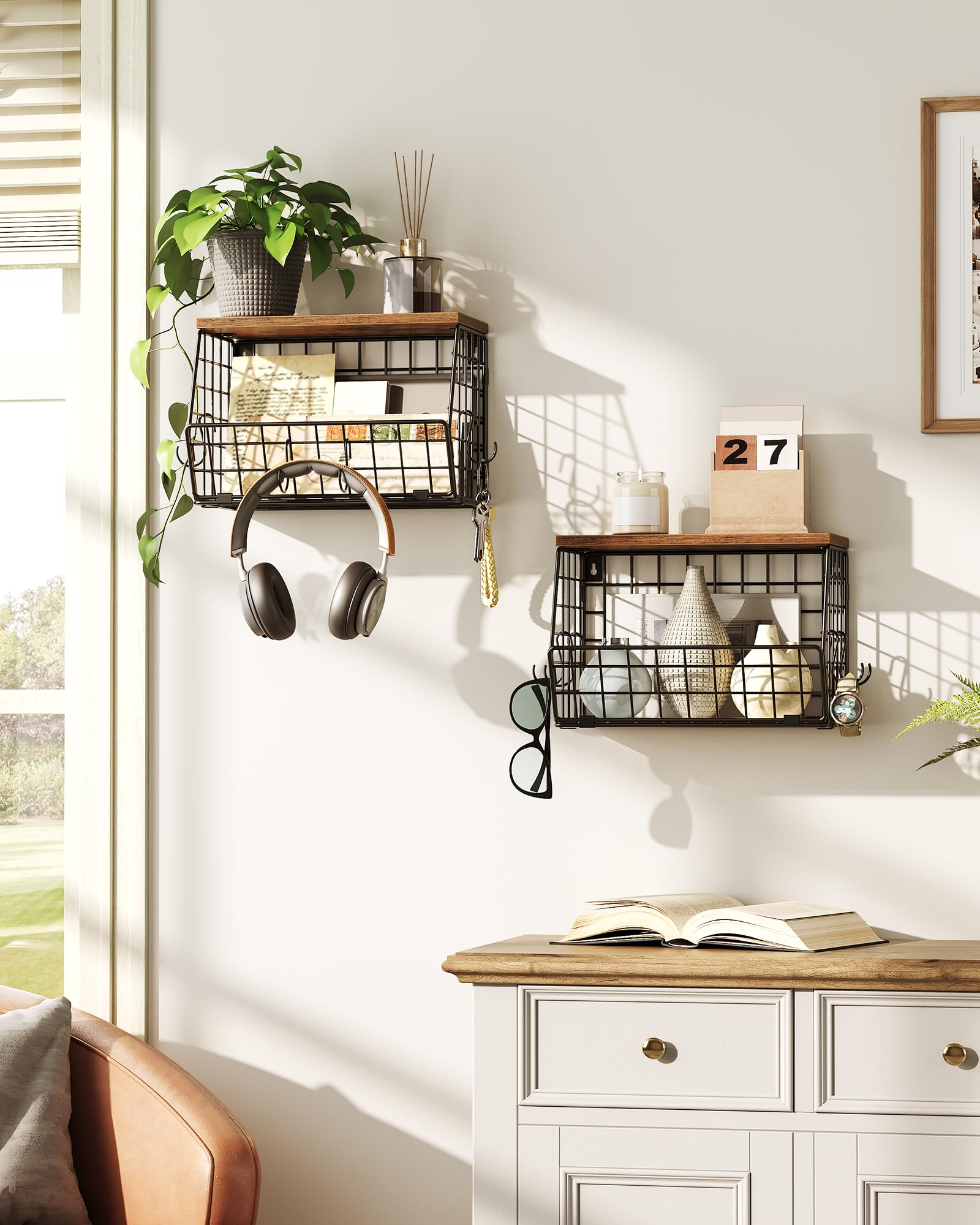 Cesta de alambre CHOEZON para pared y ventilación