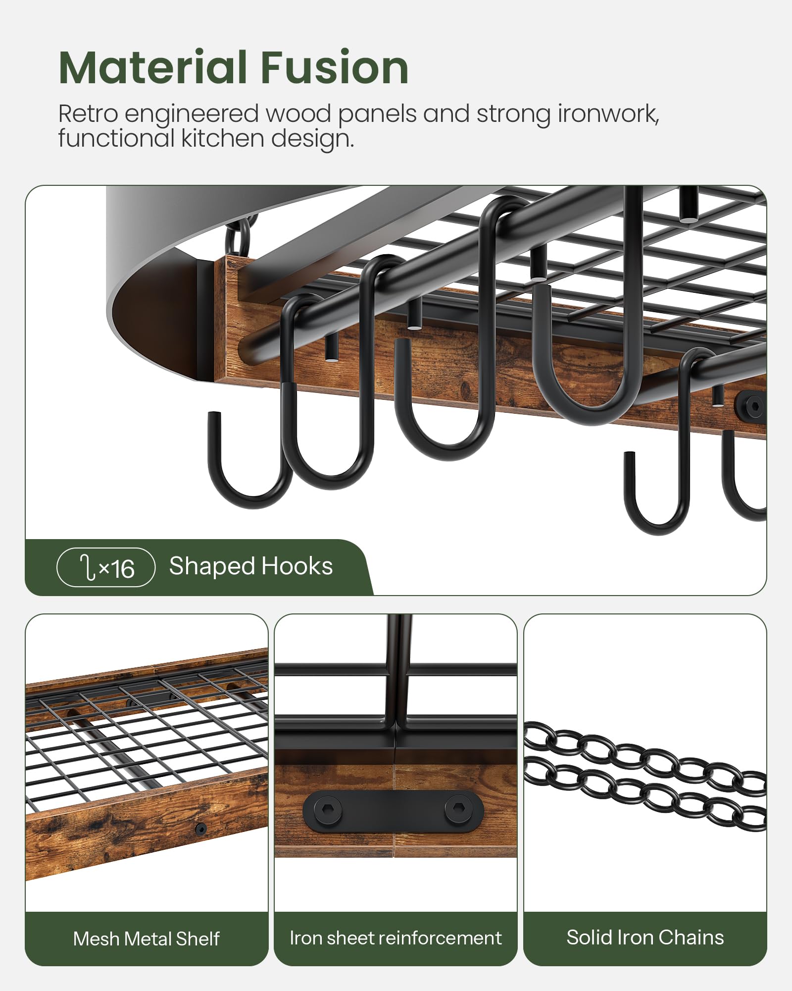 CHOEZON estilo industrial, encaja en cocinas modernas o clásicas.