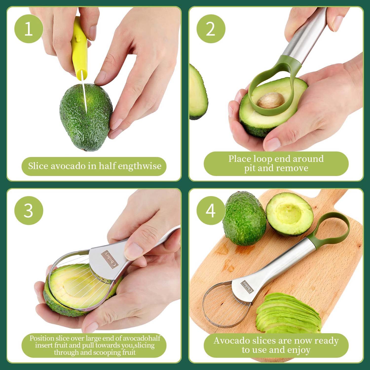 CHOHEY cortador multiuso para kiwis y mangos