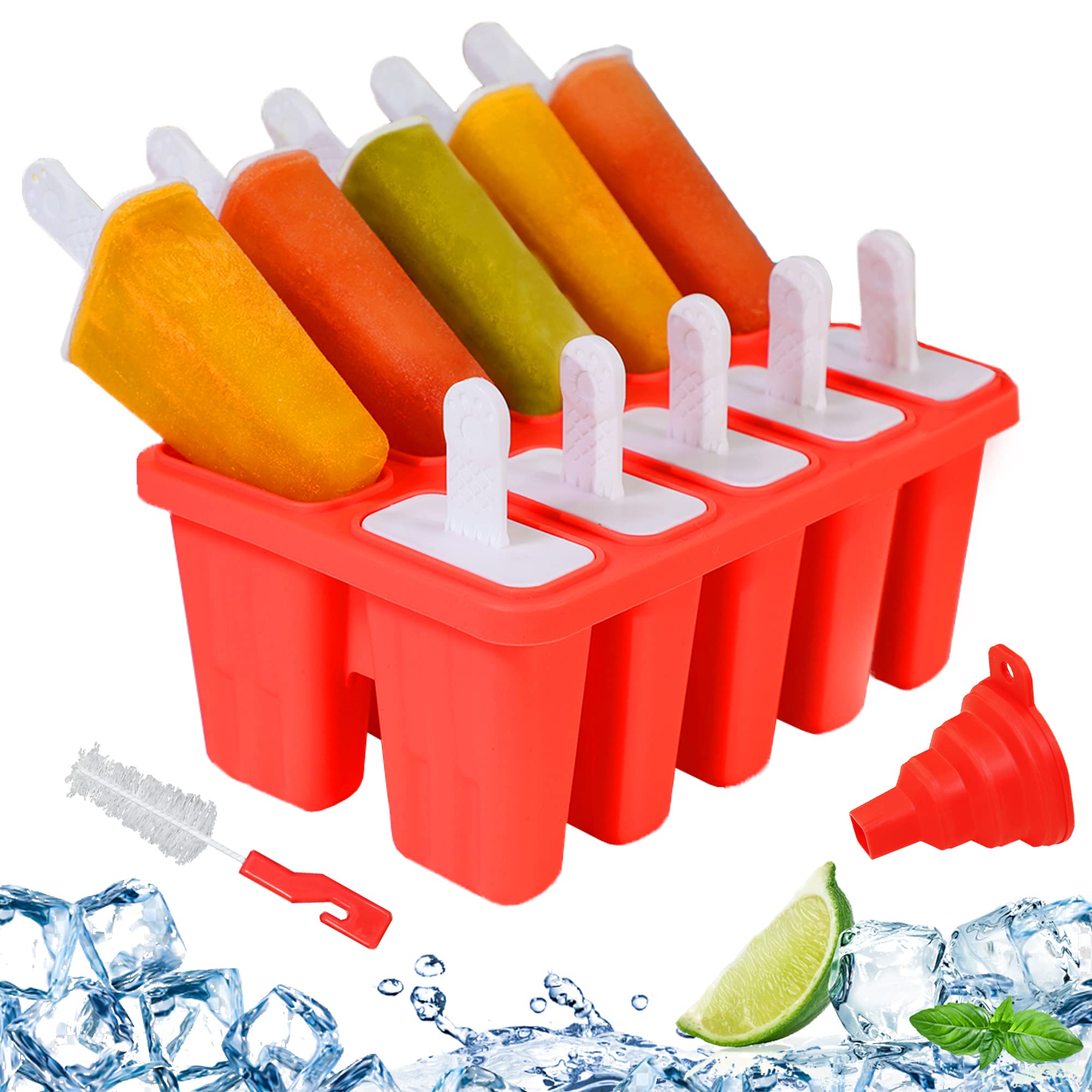 Choicy molde de silicona para paletas de 10 cavidades, ideal para meriendas.