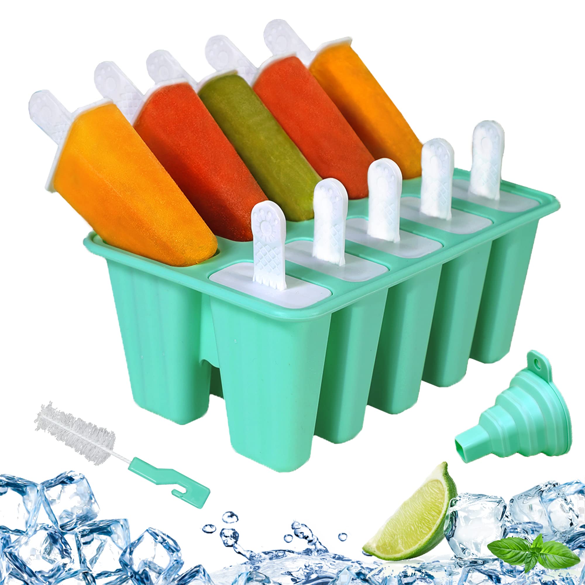 Choicy paleta de silicona 10 cavidades, fácil desmoldado tras congelación