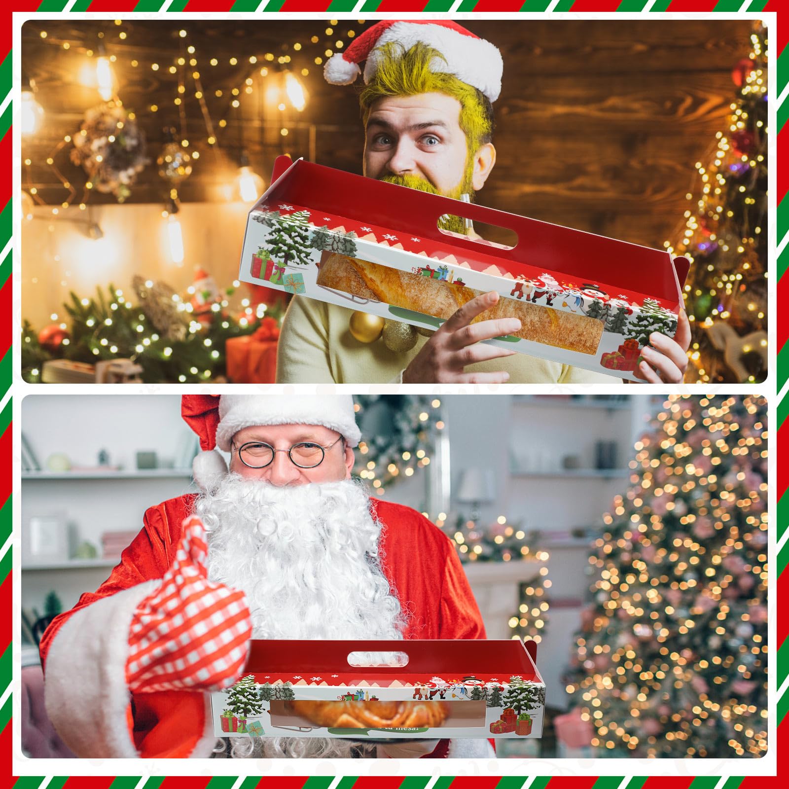 Cholemy empaque pan navidad para regalo y almacenamiento