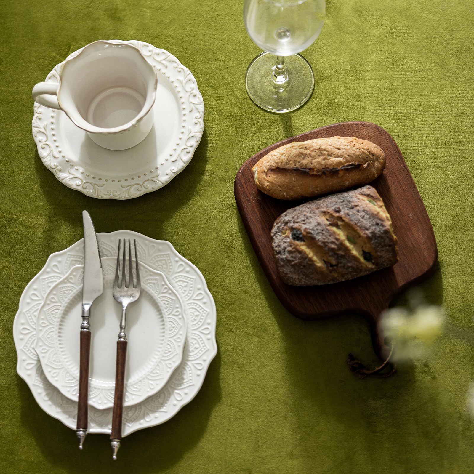 CHOROWL mantel con ribete rufo realza la iluminación y la elegancia