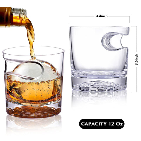 Base gruesa y estable de las copas Chouggo para whisky