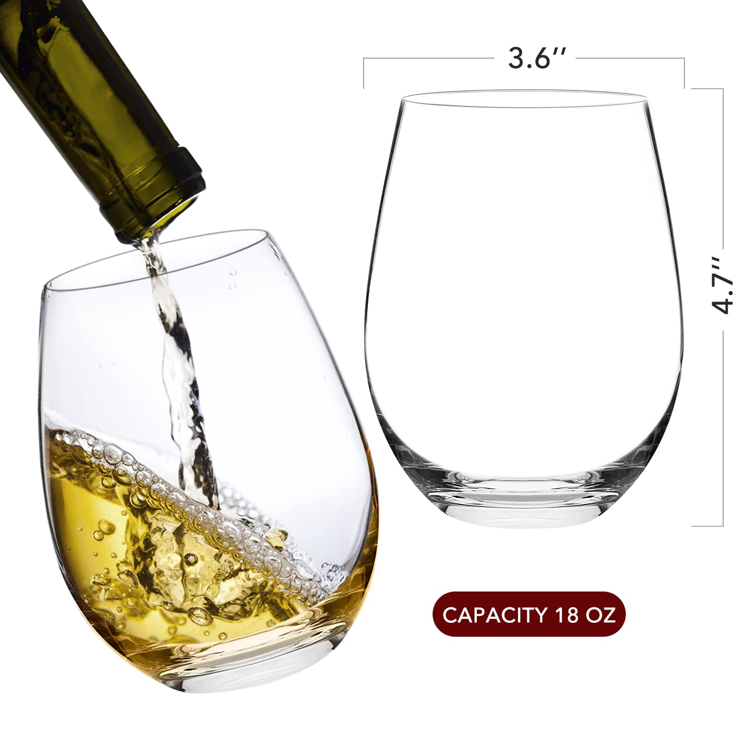 Caja regalo de cristal Chouggo, ideal para bodas y cumpleaños.