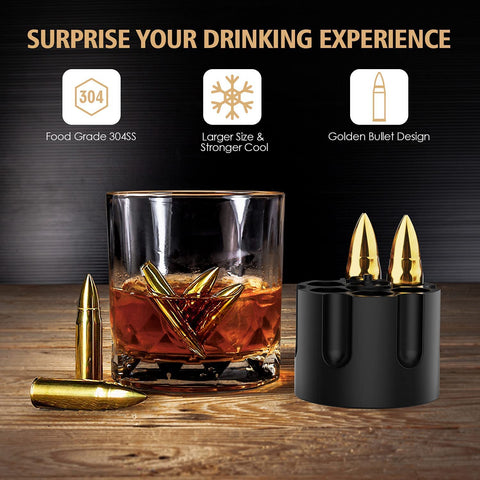 Conjunto regalo Chouggo Whisky: enfriamiento sin agua para mayor claridad de sabor.