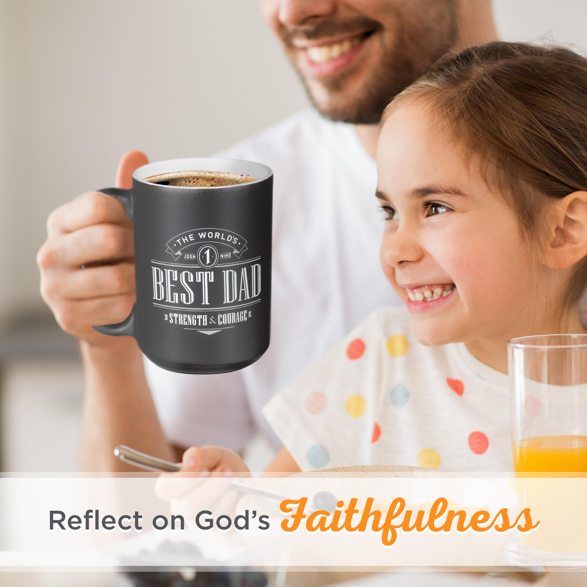Christian Art Gifts, taza de 14 oz para café o té, uso diario cómodo