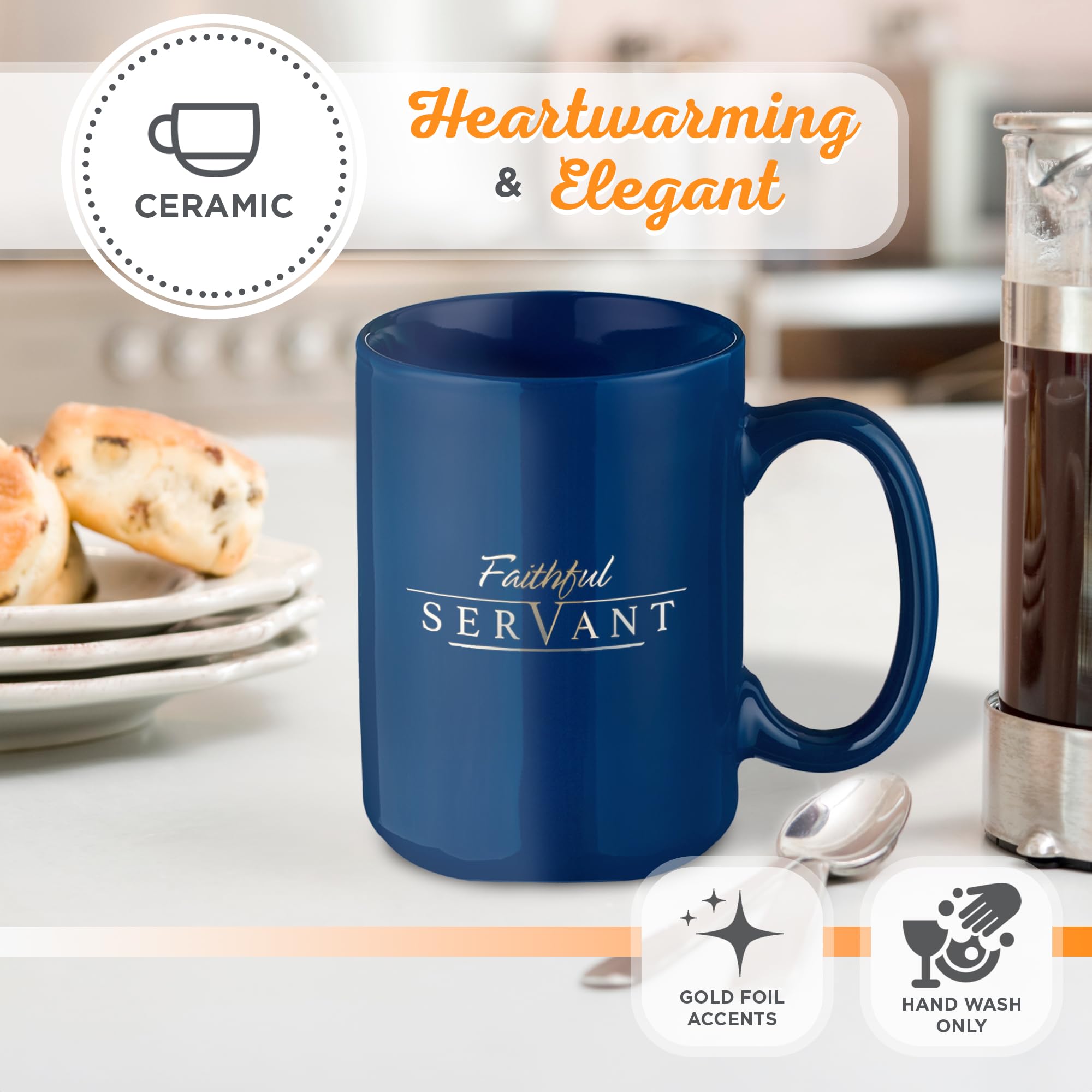 Taza Christian Art Gifts en caja-regalo lista para regalo significativo