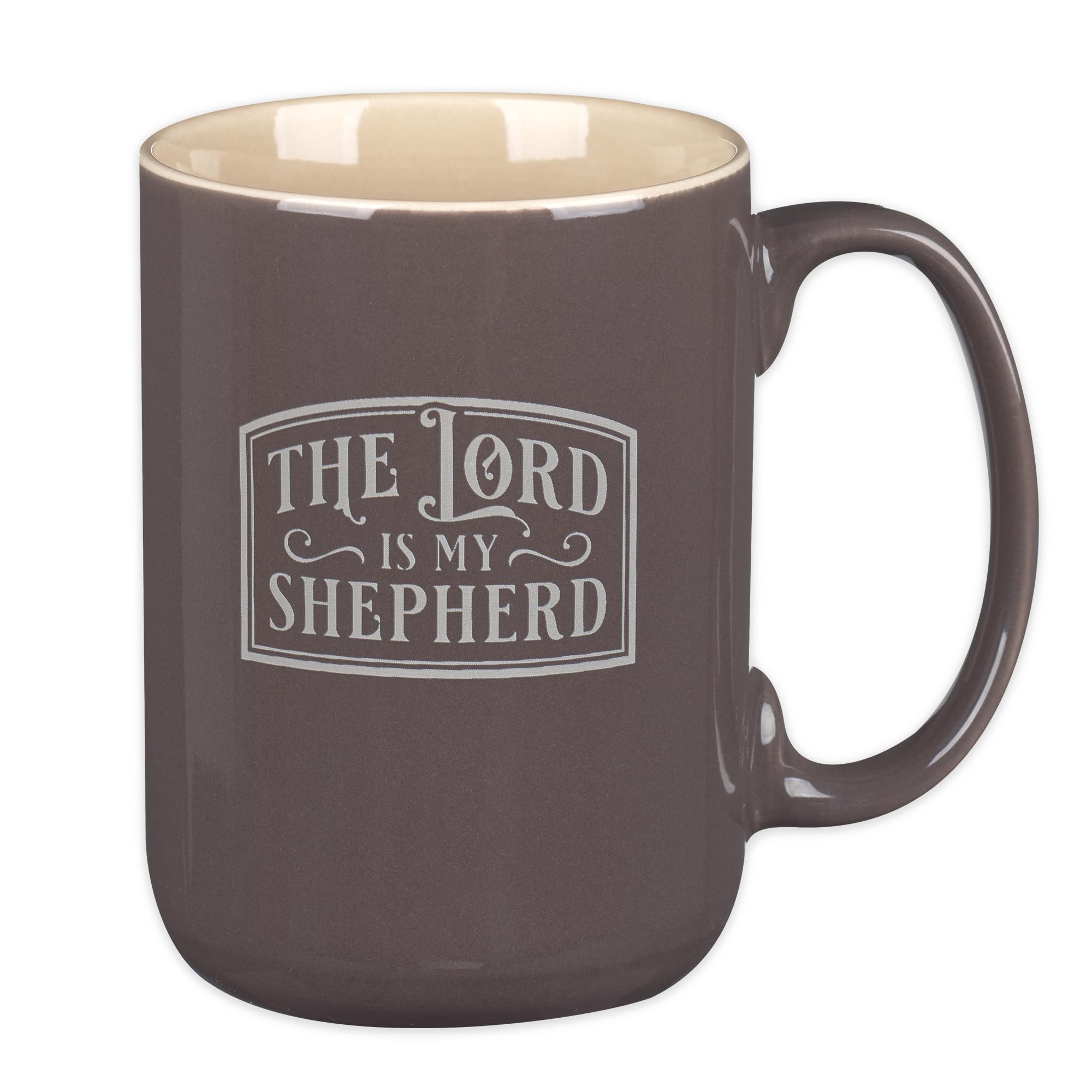 Taza Christian Art Gifts con el verso El Señor es mi Pastor para café matutino