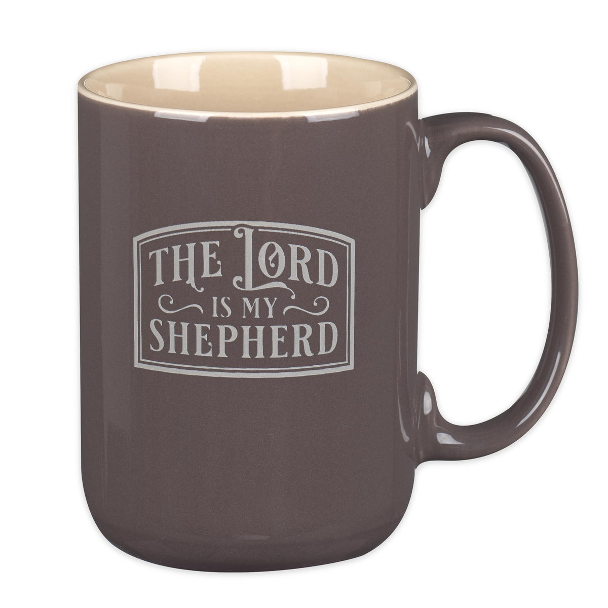 Taza Christian Art Gifts con el verso El Señor es mi Pastor para café matutino