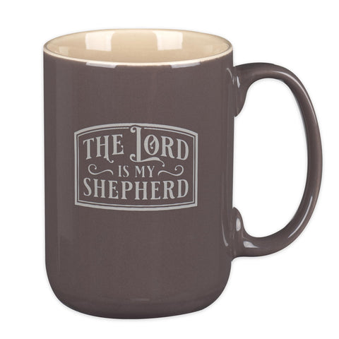 Taza Christian Art Gifts con el verso El Señor es mi Pastor para café matutino