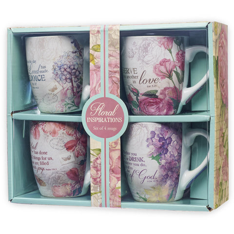 Taza Christian Art Gifts con lirio rosa para café diario y estilo elegante