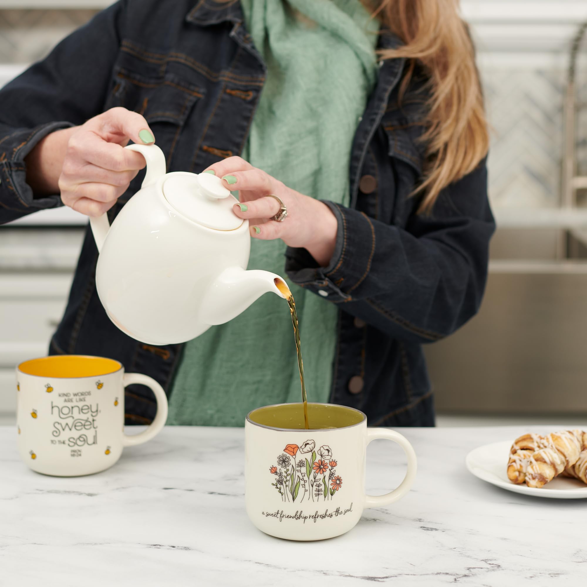 Christian Art Gifts: taza apta para microondas y lavavajillas para uso diario.