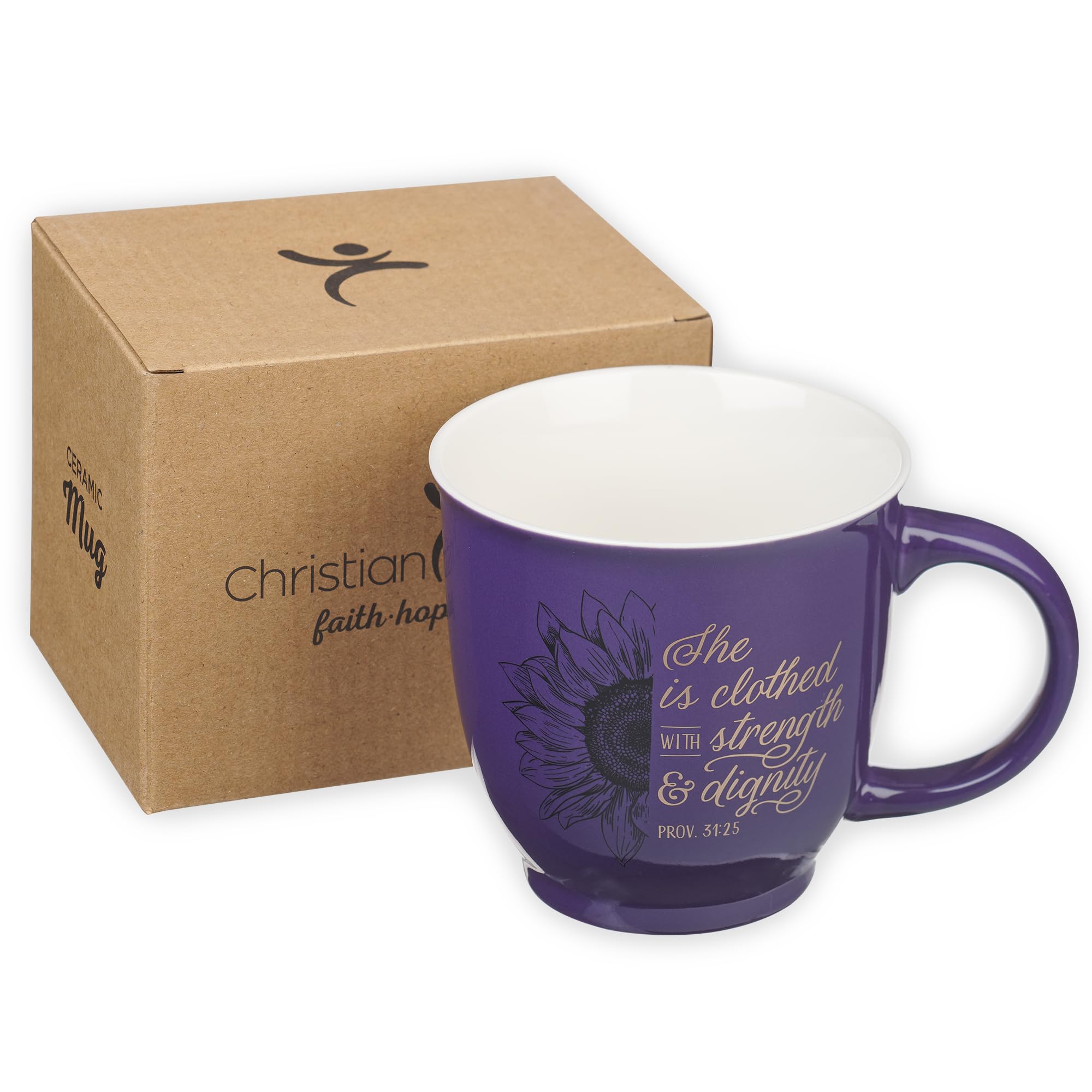 Colección Fortaleza y Dignidad con girasol morado