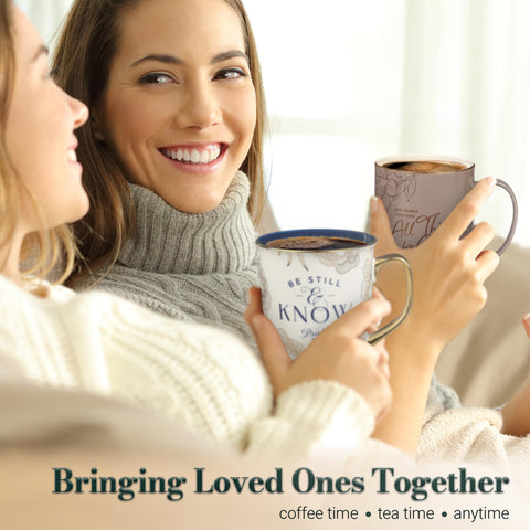 Taza Christian Art Gifts envuelta en caja regalo para sorprender.