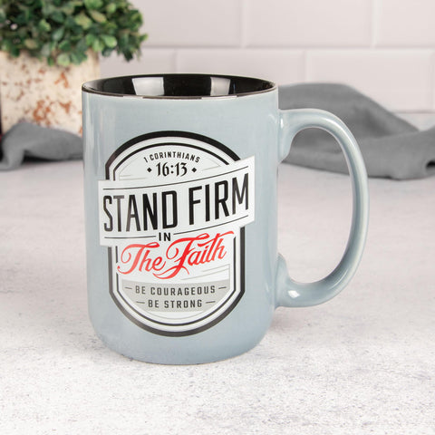 Taza Christian Art Gifts interior negro sin cadmio, apta para bebidas calientes o frías