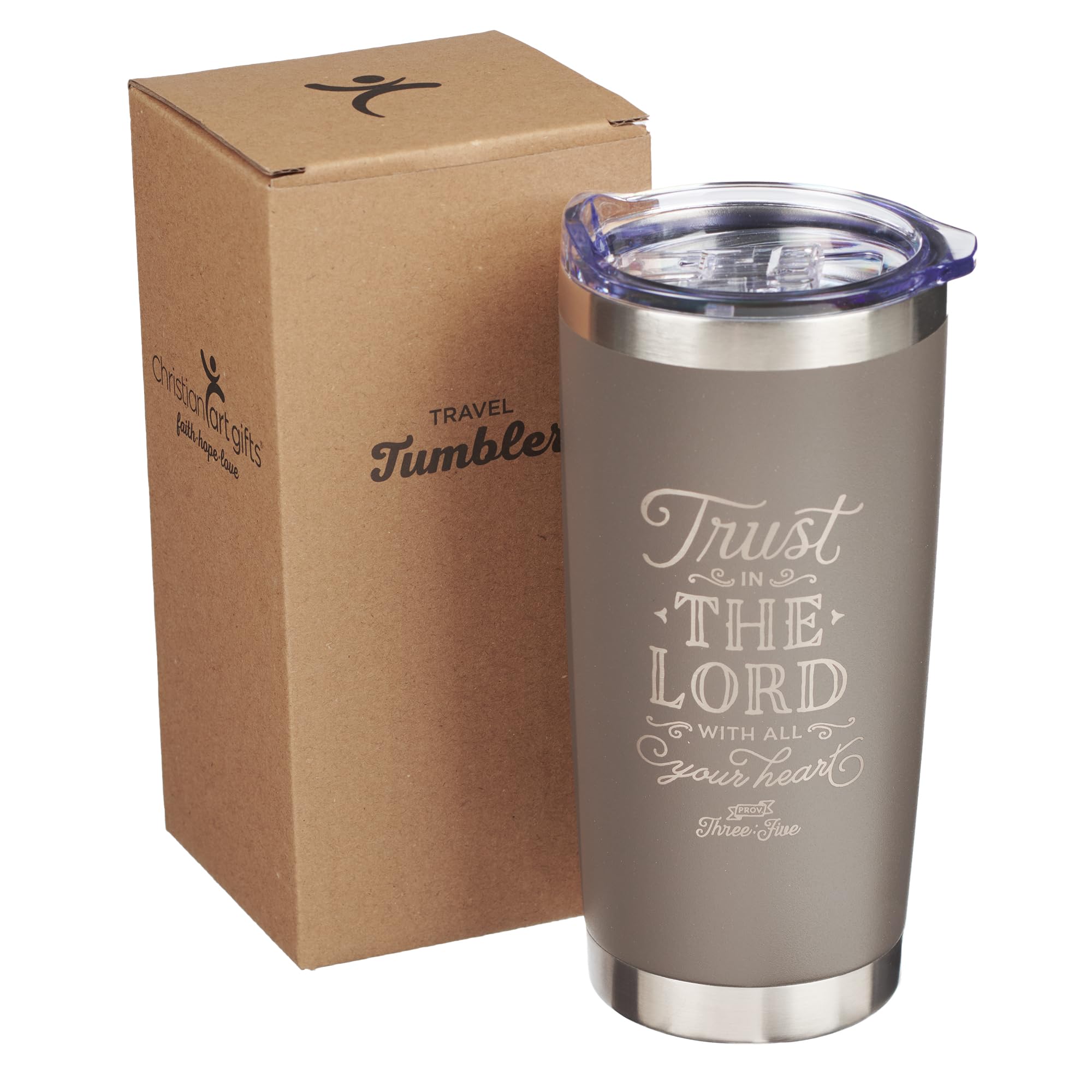 Christian Art Gifts, taza de 18 onzas, tamaño práctico para llevar en coche.